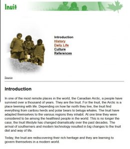 Archived biased history of the Inuit
